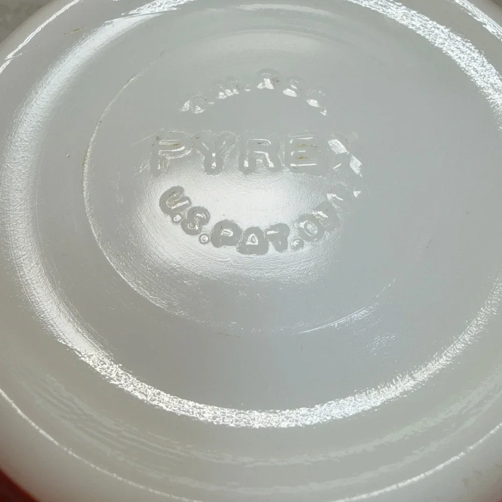 Vintage Pyrex Primary Red  Mixing Bowl 8.5